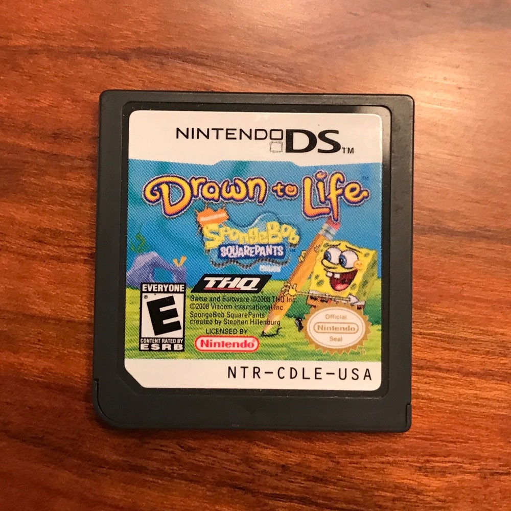 Drawn to Life Spongebob Squarepants DS Game